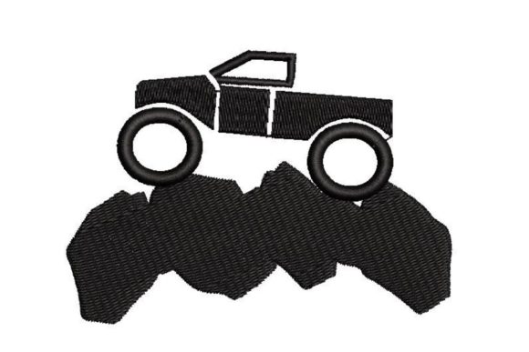 4-wheel Drive Trucks Climbing Rocks Embroidery Review