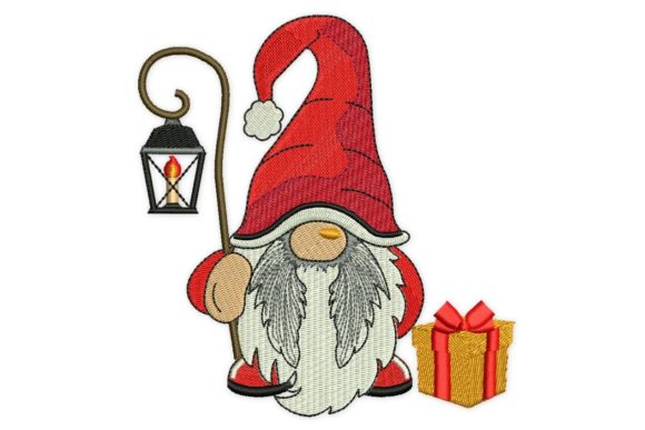 Christmas Lantern Gnome Embroidery Review