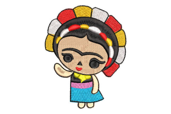 Doll with Flowers Embroidery Design Review