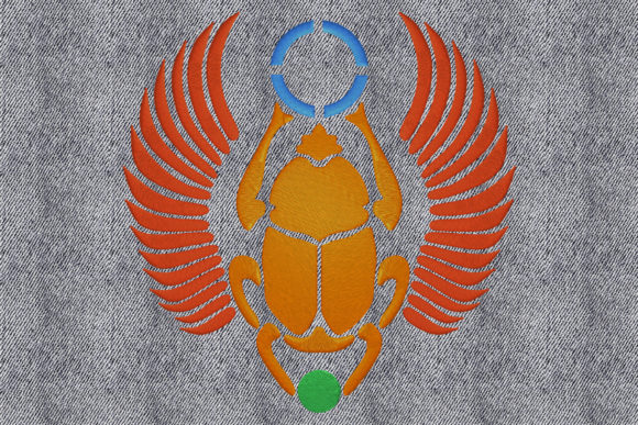 Egyptian Scarab: A Smart Pick for Your Embroidery Shop