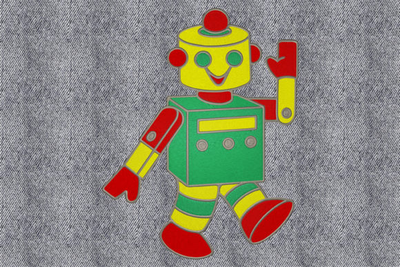 Happy Robot Embroidery Design Review