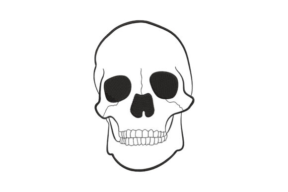 Human Head Skull Embroidery Review