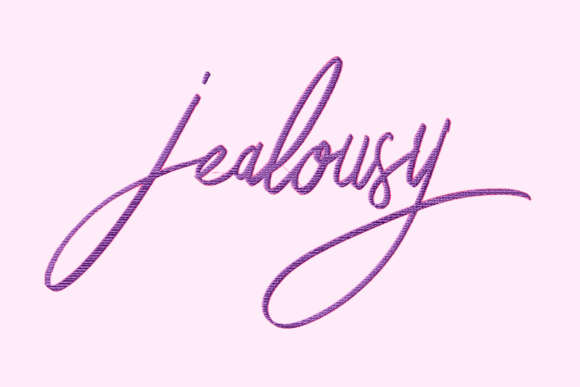 Jealousy Signature Lettering Embroidery Review