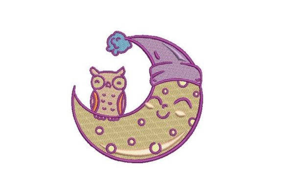Sleepy Moon with Owl Embroidery Review