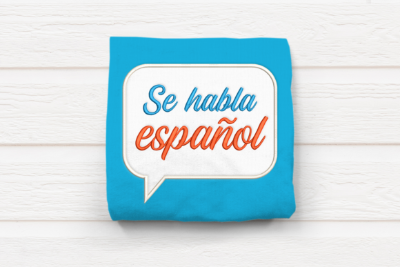 Spanish Se Habla Espanol Applique