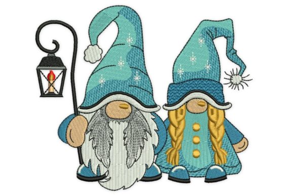 Two Christmas Winter Gnomes Embroidery Review